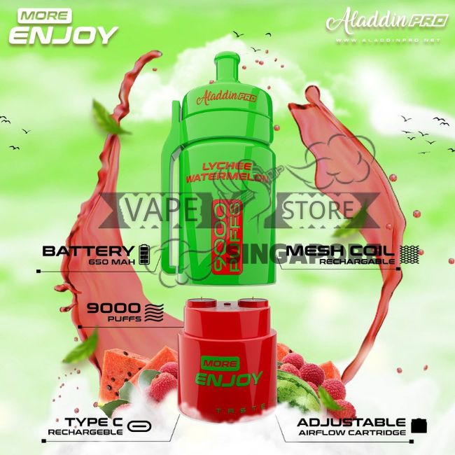 aladdin-9k-vape-lychee-watermelon-singapore-vape-store