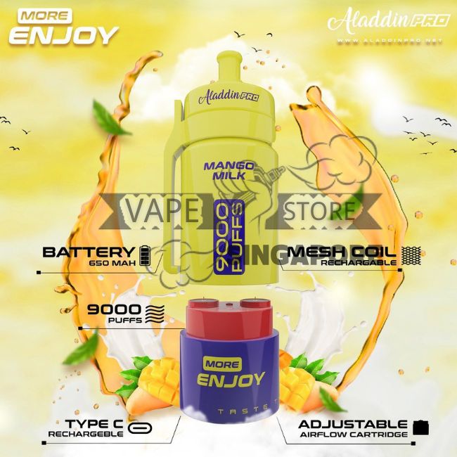 aladdin-9k-vape-mango-milk-singapore-vape-store