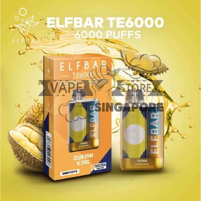 elfbar-te-6000-puff-disposable-vape-durian-king-singapore-vape-store