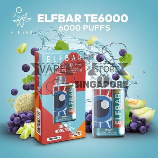 elfbar-te-6000-puff-disposable-vape-grape-honeydew-singapore-vape-store