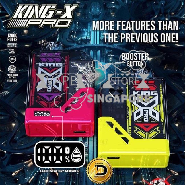 king-x-pro-12k-puff-disposable-singapore-vape-store