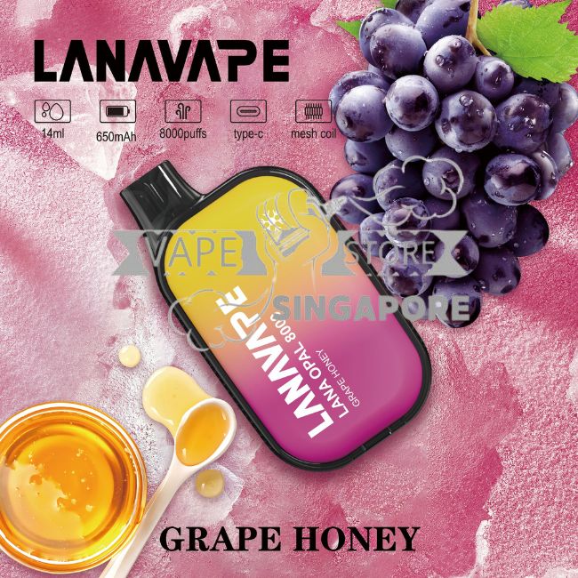 lana-opal-8k-puff-grape-honey-disposable-singapore-vape-store