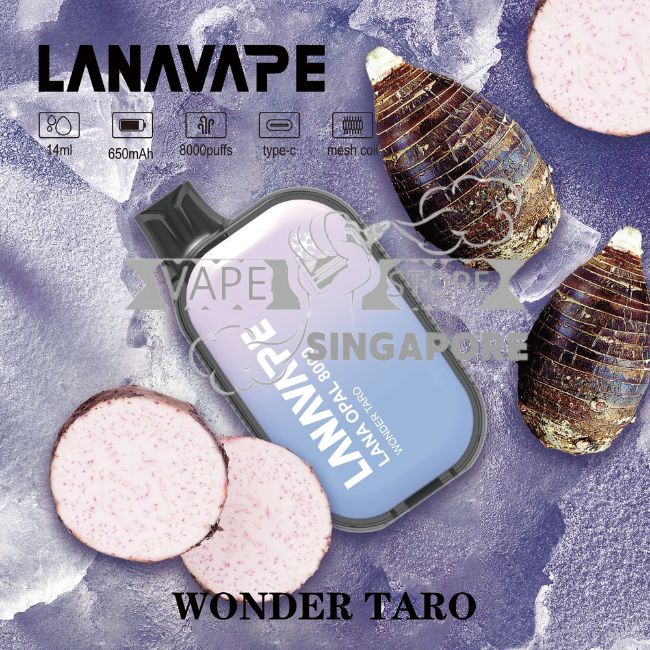 lana-opal-8k-puff-taro-disposable-singapore-vape-store