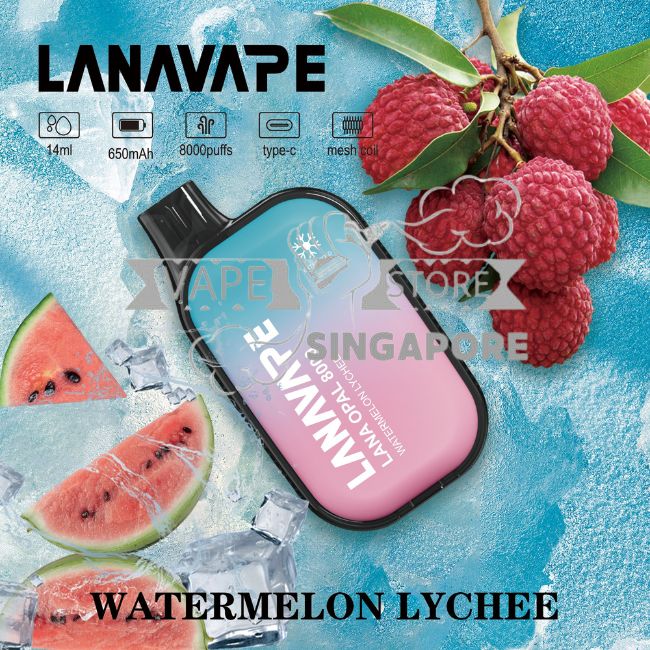 lana-opal-8k-puff-watermelon-lychee-disposable-singapore-vape-store