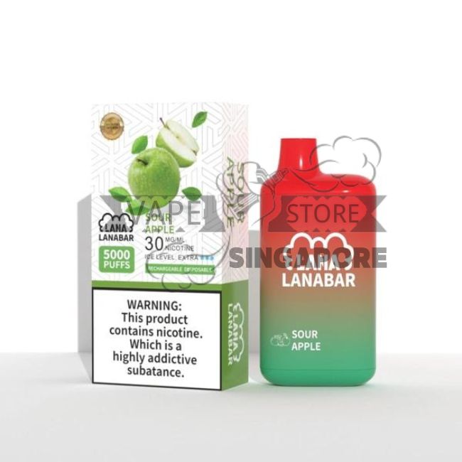 lanabar-5k-puff-disposable-sour-apple-singapore-vape-store