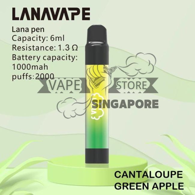 lanapen-2000-puff-cantaloupe-green-apple-singapore-vape-store