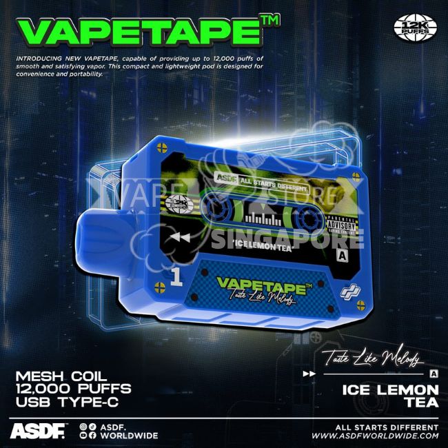 vapetape-12000-puff-ice-lemon-tea-singapore-vape-store