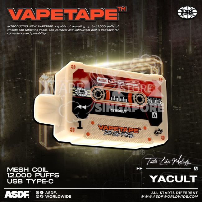 vapetape-12000-puff-yacult-singapore-vape-store